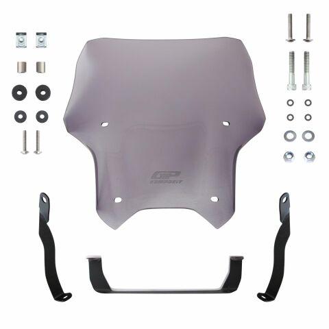 GP Kompozit CF Moto 250 NK 2018-2022 Uyumlu Spor Ön Cam Füme