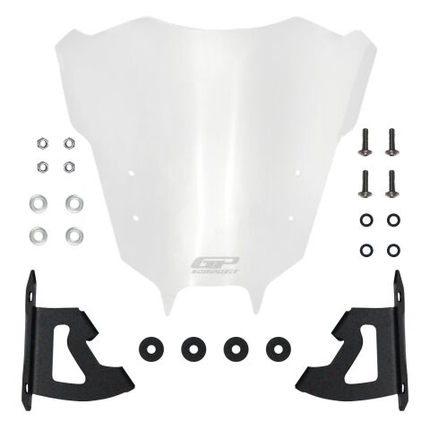 GP Kompozit Yamaha MT-09 2021-2023 Uyumlu Ön Cam Şeffaf