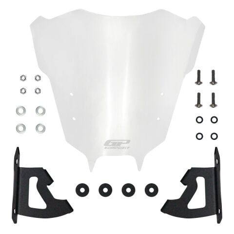 GP Kompozit Yamaha MT-09 2021-2023 Uyumlu Ön Cam Şeffaf