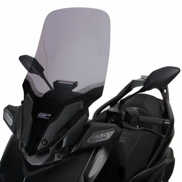 GP Kompozit Yamaha XMAX 250 2024 Uyumlu Ön Cam Şeffaf 64 cm