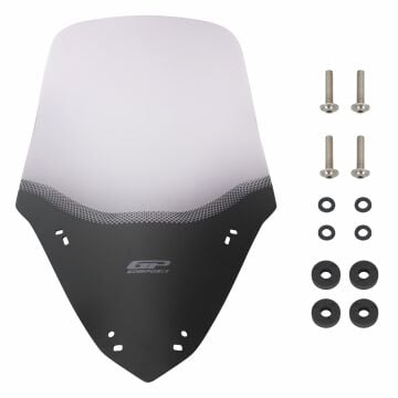 GP Kompozit Yamaha XMAX 250 2024 Uyumlu Ön Cam Şeffaf 64 cm