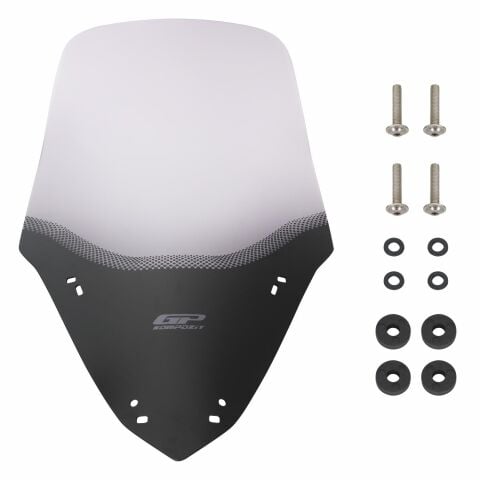 GP Kompozit Yamaha XMAX 250 2024-2026 Uyumlu Ön Cam Şeffaf