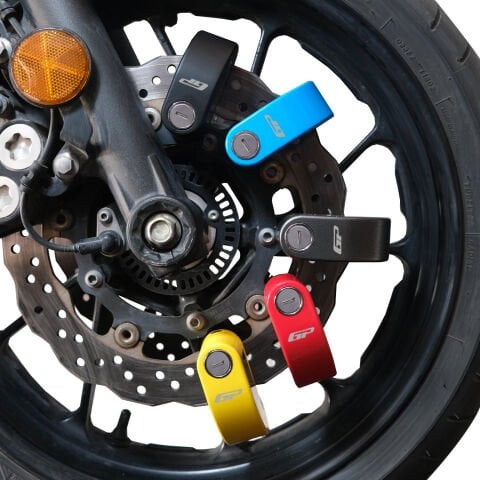 GP Kompozit DSK003 Universal Alarmlı Motosiklet Disk Kilidi Kırmızı
