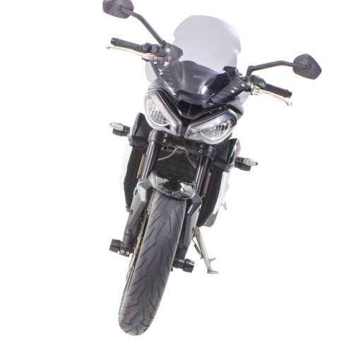GP Kompozit Triumph Street Triple 2017-2023 Uyumlu Ön Cam Şeffaf