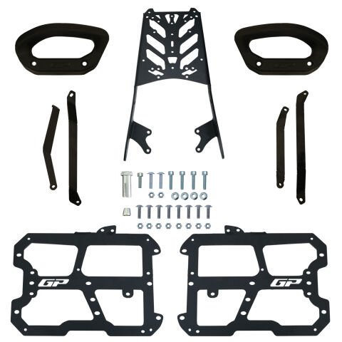 GP Kompozit Honda CB125F 2025 Uyumlu Arka ve Yan Çanta Demiri Seti Siyah