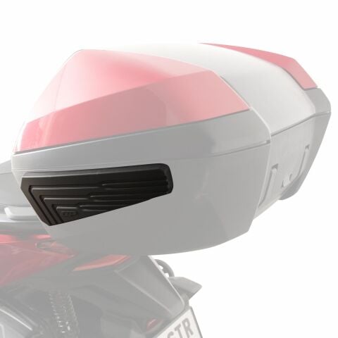 GP Kompozit Honda Forza 250 Uyumlu Motosiklet Çanta Koruma Pedi Siyah