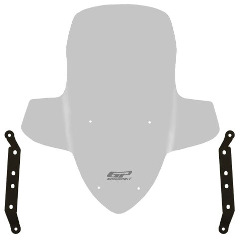 GP Kompozit SYM Joymax Z 250 / Z 250 Plus 2023-2026 Uyumlu Elcikli Ön Cam Füme