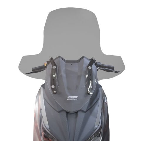 GP Kompozit SYM Joymax Z 250 / Z 250 Plus 2023-2026 Uyumlu Elcikli Ön Cam Füme