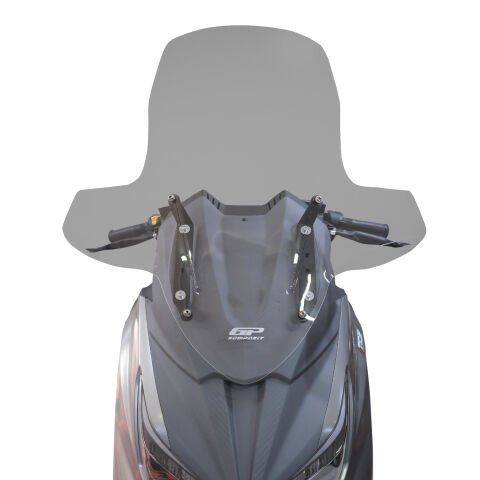 GP Kompozit SYM Joymax Z 250 / Z 250 Plus 2023-2026 Uyumlu Elcikli Ön Cam Füme