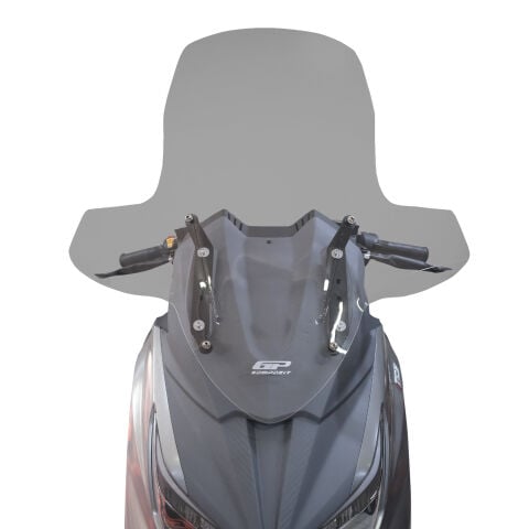 GP Kompozit SYM Joymax Z 250 / Z 250 Plus 2023-2026 Uyumlu Elcikli Ön Cam Füme
