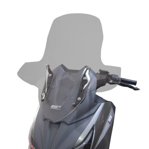 GP Kompozit SYM Joymax Z 250 / Z 250 Plus 2023-2026 Uyumlu Elcikli Ön Cam Füme