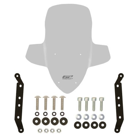 GP Kompozit SYM Joymax Z 250 / Z 250 Plus 2023-2026 Uyumlu Elcikli Ön Cam Füme