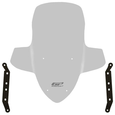 GP Kompozit SYM Joymax Z 250 / Z 250 Plus 2023-2026 Uyumlu Elcikli Ön Cam Füme