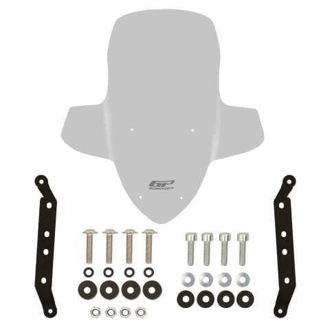 GP Kompozit SYM Joymax Z 250 / Z 250 Plus 2023-2026 Uyumlu Elcikli Ön Cam Füme