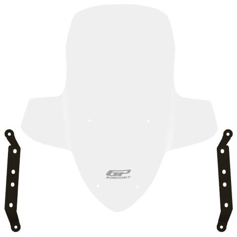 GP Kompozit SYM Joymax Z 250 / Z 250 Plus 2023-2026 Uyumlu Elcikli Ön Cam Şeffaf