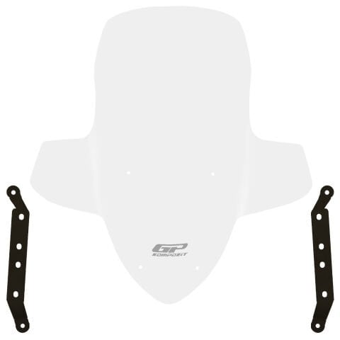 GP Kompozit SYM Joymax Z 250 / Z 250 Plus 2023-2026 Uyumlu Elcikli Ön Cam Şeffaf 66 cm