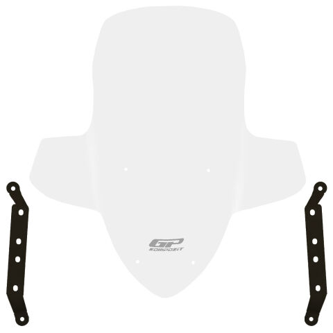 GP Kompozit SYM Joymax Z 250 / Z 250 Plus 2023-2026 Uyumlu Elcikli Ön Cam Şeffaf