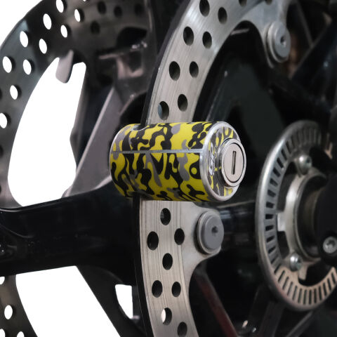 GP Kompozit DSK001 Universal Motosiklet Disk Kilidi Kamuflaj
