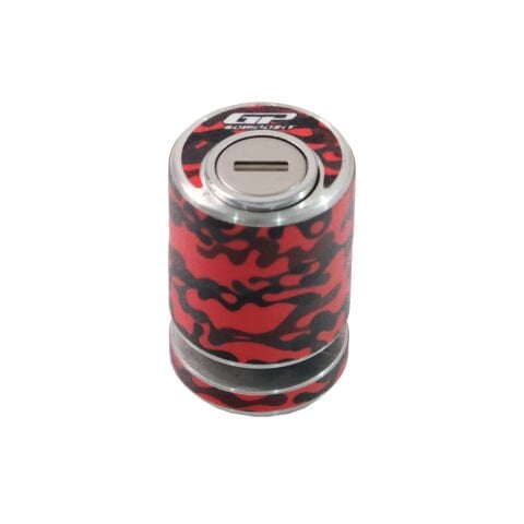 GP Kompozit DSK001 Universal Motosiklet Disk Kilidi Kırmızı-Siyah