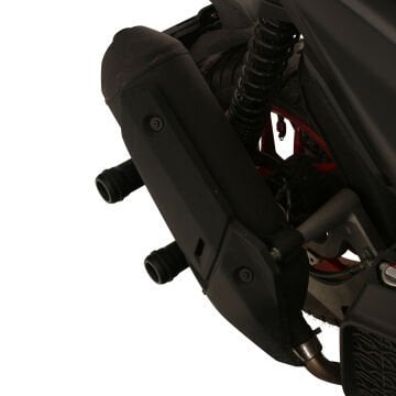 GP Kompozit Aprilia SR GT 125 / 200 2022-2023 Uyumlu Egzoz Koruma Takozu Siyah