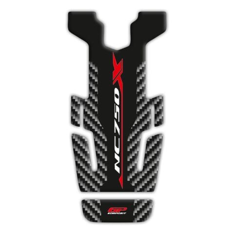 GP Kompozit Honda NC 750 X 2016-2020 Uyumlu Tank Pad Siyah-Karbon