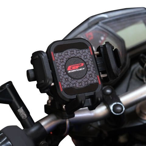 GP Kompozit TTR16 Universal Gidon Bağlantılı Titreşim Modüllü Telefon Tutucu Siyah