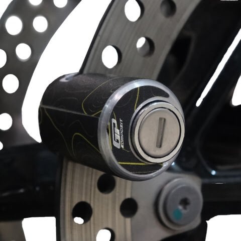 GP Kompozit DSK001 Universal Motosiklet Disk Kilidi Sarı-Siyah