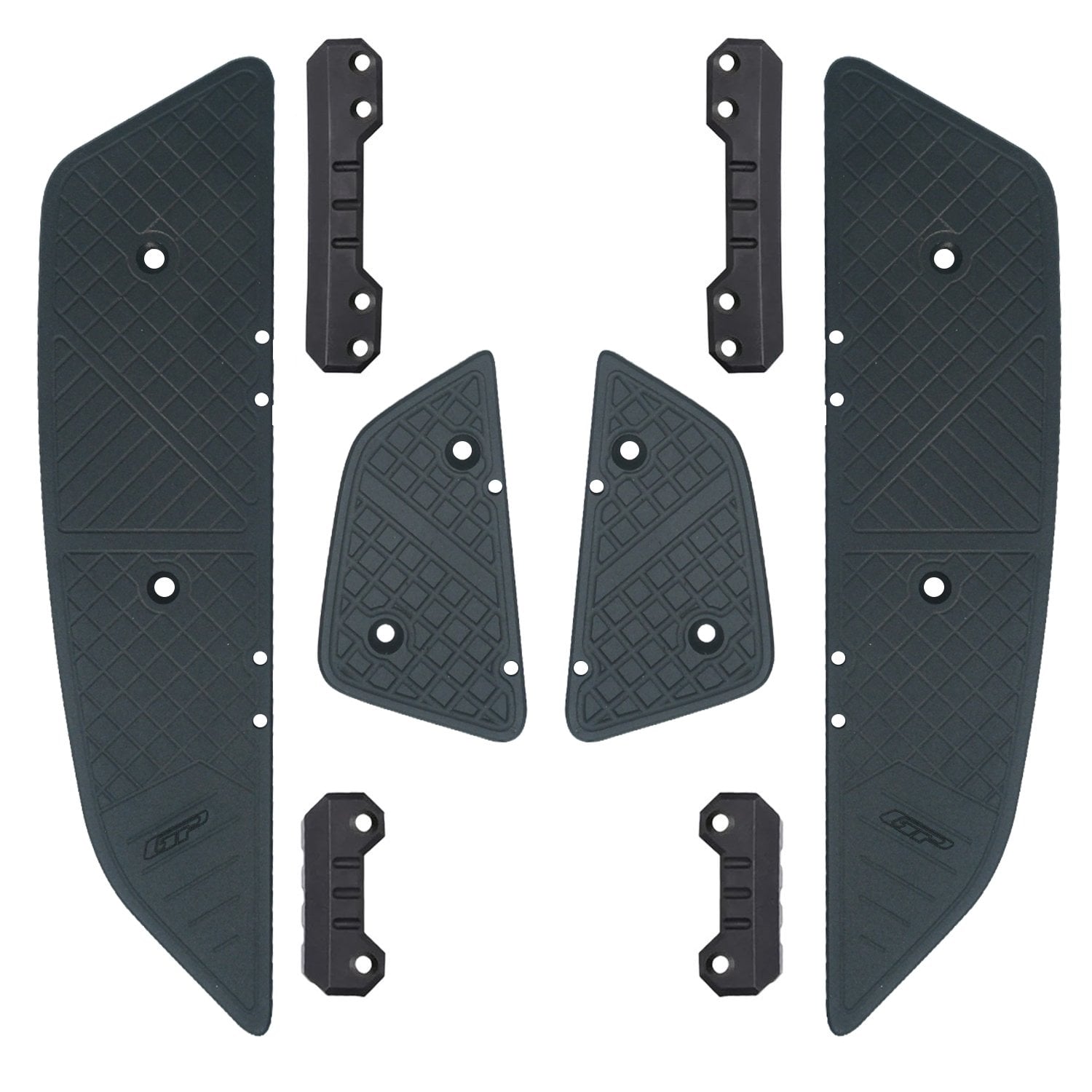 GP Kompozit Honda PCX 125 2025-2026 Uyumlu Basamak Alüminyum Siyah