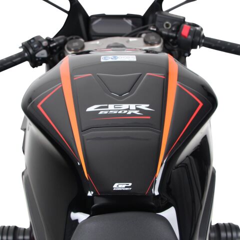 GP Kompozit Honda CBR650R 2019-2023 Uyumlu Tank Pad Seti Siyah