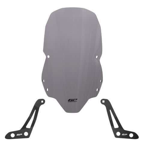 GP Kompozit Kymco Downtown GT 350 2024 Uyumlu Ön Tur Camı Füme