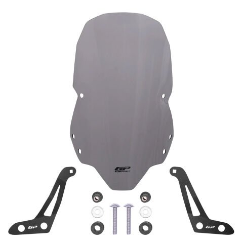 GP Kompozit Kymco Downtown GT 350 2024 Uyumlu Ön Tur Camı Füme