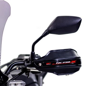 GP Kompozit Honda NC 750 X 2012-2025 Uyumlu Plastik Elcik Koruma Siyah