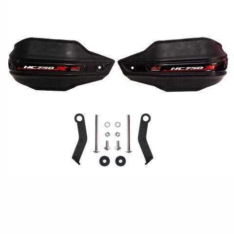 GP Kompozit Honda NC 750 X 2012-2025 Uyumlu Plastik Elcik Koruma Siyah