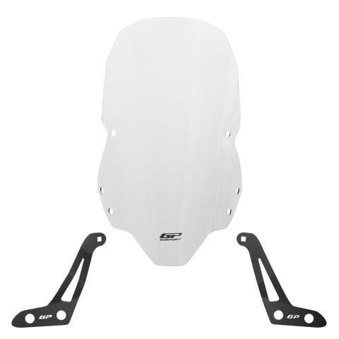 GP Kompozit Kymco Downtown GT 350 2024 Uyumlu Ön Tur Camı Şeffaf