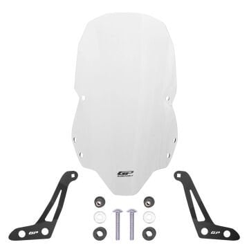 GP Kompozit Kymco Downtown GT 350 2024 Uyumlu Ön Tur Camı Şeffaf