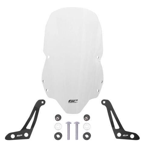 GP Kompozit Kymco Downtown GT 350 2024 Uyumlu Ön Tur Camı Şeffaf