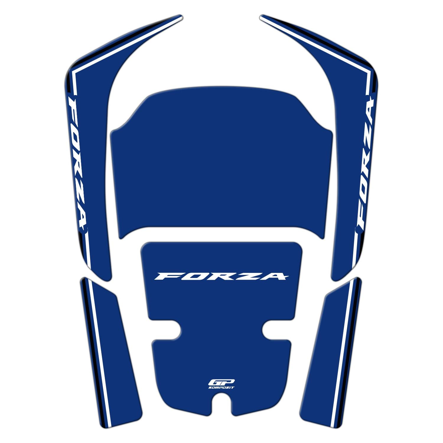 GP Kompozit Honda Forza 250 2018-2026 Uyumlu Tank Pad Mavi