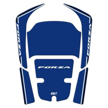 GP Kompozit Honda Forza 250 2018-2025 Uyumlu Tank Pad Mavi