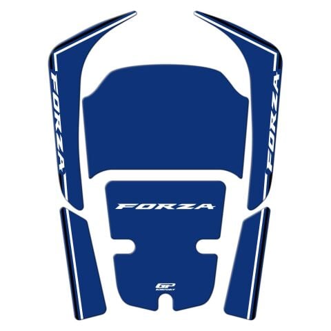 GP Kompozit Honda Forza 250 2018-2026 Uyumlu Tank Pad Mavi