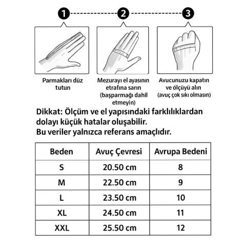 GP Kompozit ELD03-BY Korumalı Dokunmatik Suya Dayanıklı Kışlık Motosiklet Eldiveni
