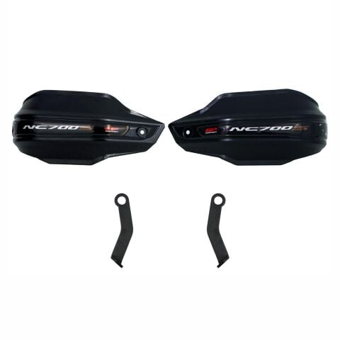 GP Kompozit Honda NC 700 S 2012-2023 Uyumlu Plastik Elcik Koruma Siyah
