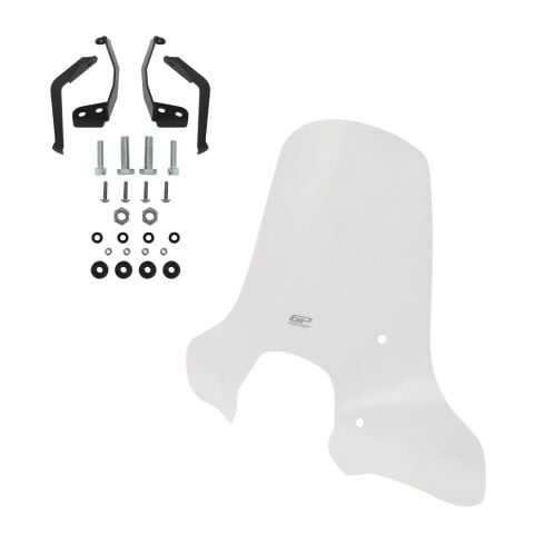 GP Kompozit Lambretta V125 / V200 Special 2021-2023 Uyumlu Ön Cam Şeffaf