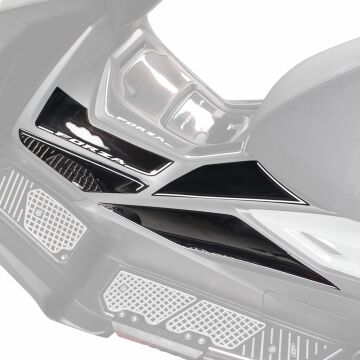 GP Kompozit Honda Forza 250 2018-2025 Uyumlu Yan Alt Ayak Pad Mavi