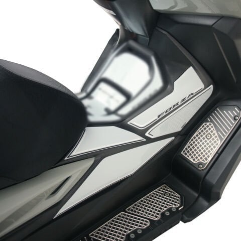 GP Kompozit Honda Forza 250 2018-2026 Uyumlu Yan Alt Ayak Pad Nardo Gri