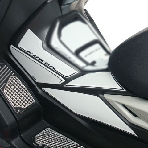 GP Kompozit Honda Forza 250 2018-2026 Uyumlu Yan Alt Ayak Pad Nardo Gri