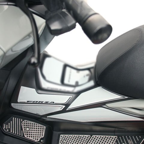 GP Kompozit Honda Forza 250 2018-2026 Uyumlu Yan Alt Ayak Pad Nardo Gri