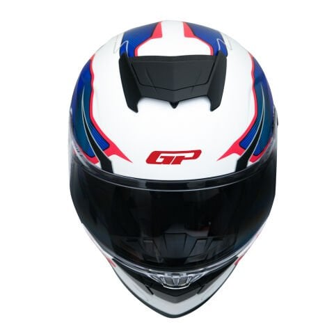 GP Kompozit MKS008-EWBR Yarış Spoiler Güneş Vizörlü Şeffaf Full Face Motosiklet Kaskı