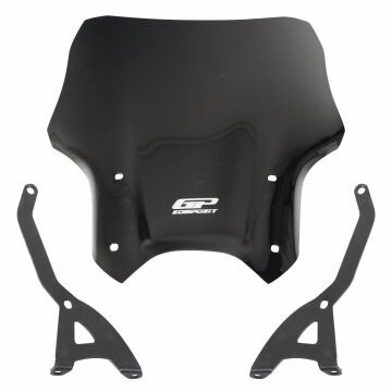 GP Kompozit Benelli Leoncino 2019-2020 Uyumlu Kısa Ön Cam Siyah