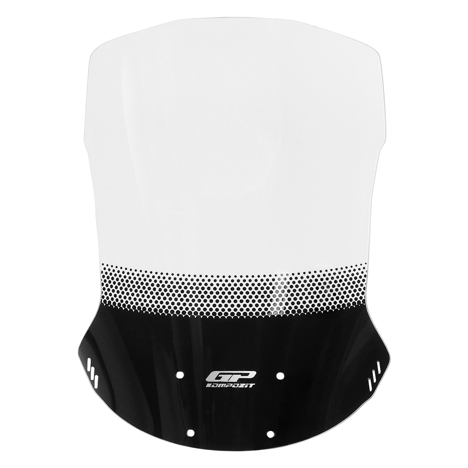 GP Kompozit Honda NC 700 S / NC 750 S 2012-2020 Uyumlu Baskılı Ön Cam Şeffaf