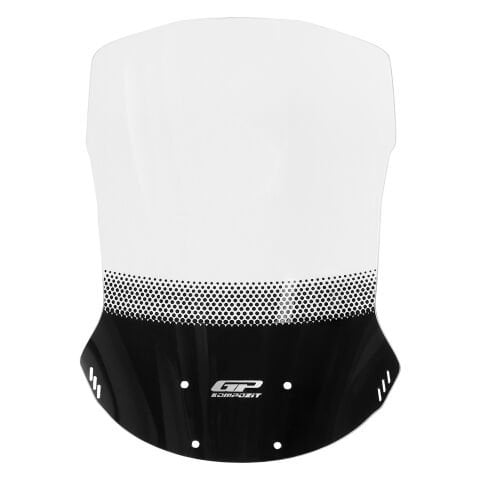 GP Kompozit Honda NC 700 S / NC 750 S 2012-2020 Uyumlu Baskılı Ön Cam Şeffaf